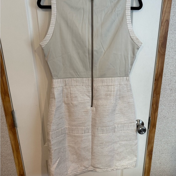 Spiegel Gray and Cream Mini Dress - Picture 4 of 4